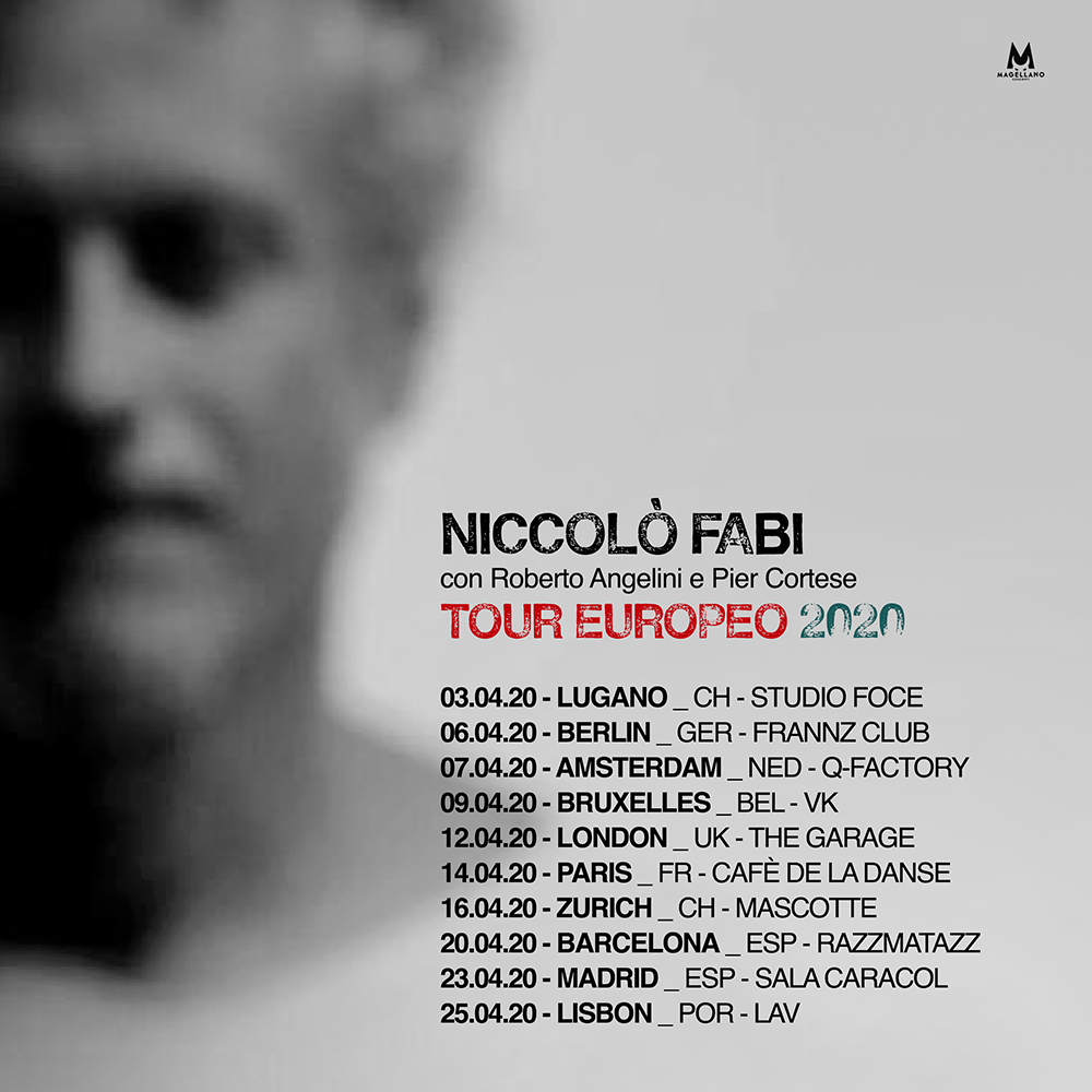 Niccolò Fabi tour europeo