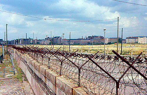 Berlino est, vista dal Muro