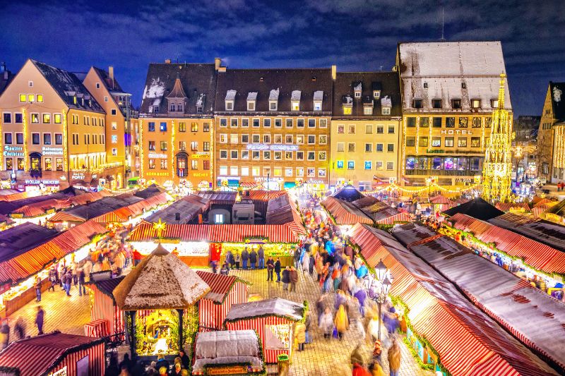 Mercatini di Natale in Germania Christkindlesmarkt Norimberga