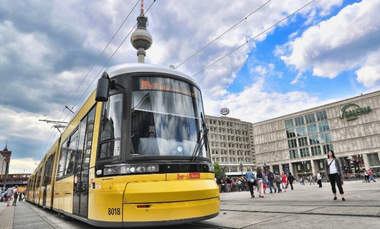 Fahrinfo BVG tram berlino