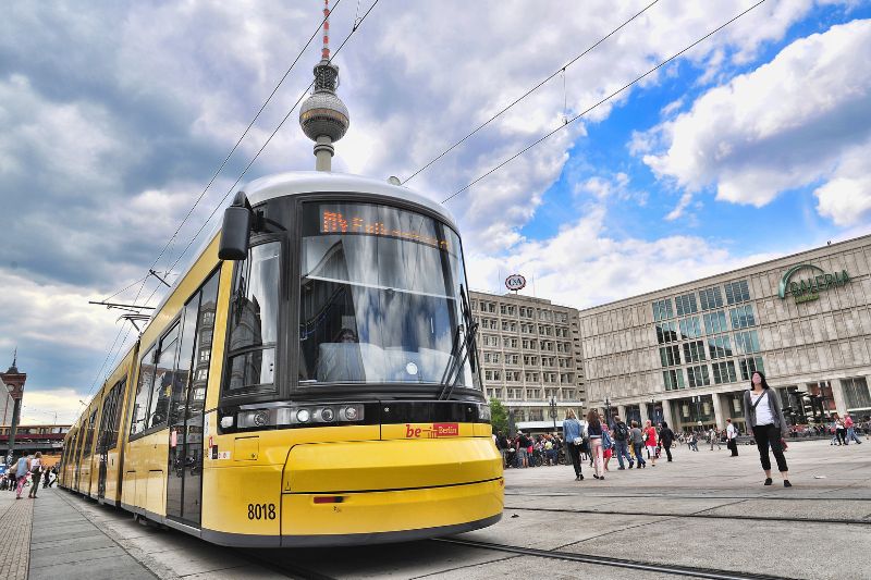 Fahrinfo BVG tram berlino