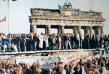 Unita tedesca caduta del muro anniversario